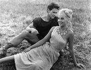 <div><span style="font-size: 10pt;">Steve Reeves and Virna Lisi during the shooting of the film</span></div>
<div><span style="font-size: 10pt;">Photo by Giovan Battista Poletto</span></div>