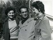 <div>Basilio Franchina and Lucia Bosé, on the right, during the shooting of the film</div>
<div>Photo by Ezio Graffeo</div>