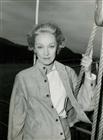<div>Marlene Dietrich durante la lavorazione del film</div>
<div><span style="font-size: 10pt;">Foto di Giovan Battista Poletto</span></div>