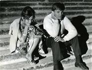 <div><span style="font-size: 10pt;">Claudia Cardinale and Jacques Perrin during the shooting of the film</span></div>
<div>Photo by Giovan Battista Poletto</div>