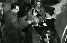 <div>Luchino Visconti and Anna Magnani during the shooting of the film</div>
<div>Photo by Giovan Battista Poletto</div>